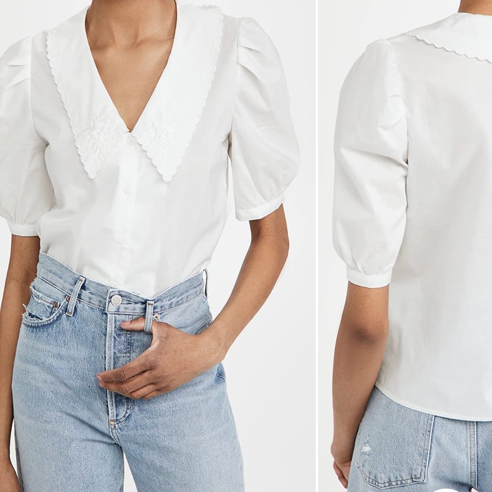 BB Dakota - White Blouse - XS